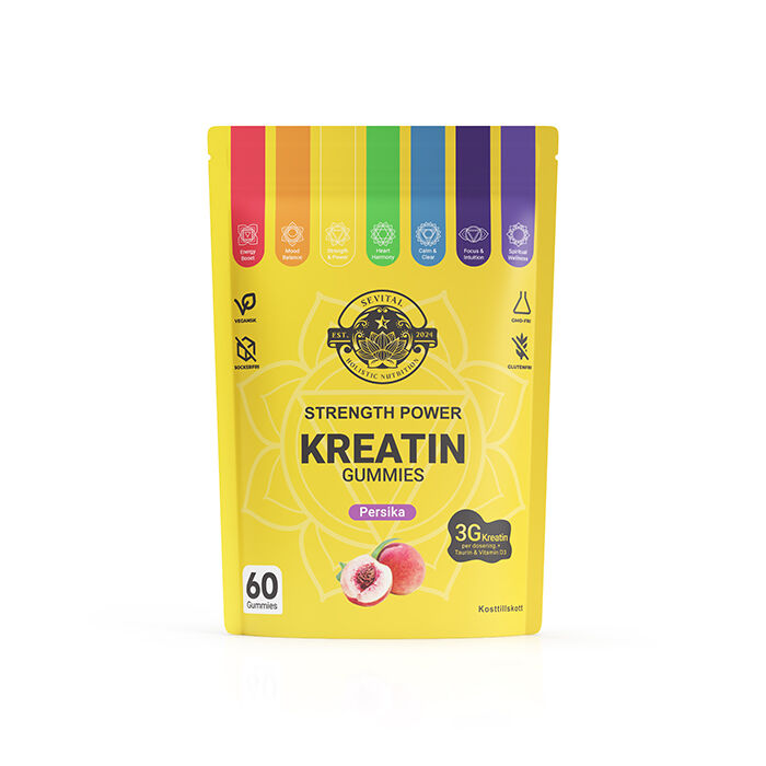 Kreatin Gummies 60 st Peach Peach